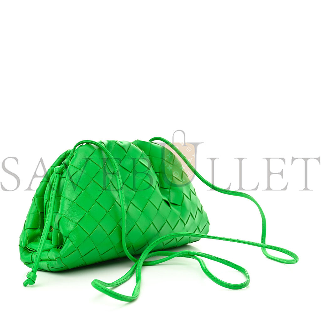 bo*te*ga Ve*ne*ta nappa intrecciato the mini pouch clutch parakeet (22*13*6cm)